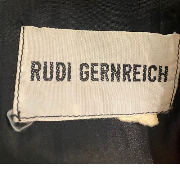 Rare 50s/60s Rudy Grieber Frederick & Nelson 2-Piece Wool Suit Black White Check - Picture 13 of 14